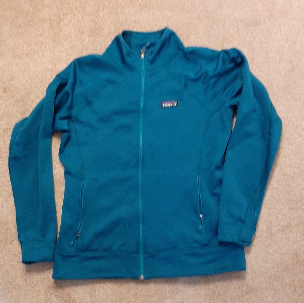 PATAGONIA WOMEN'S CROSSTREK FLEECE FULL ZIP POLARTEC JACKET TEAL